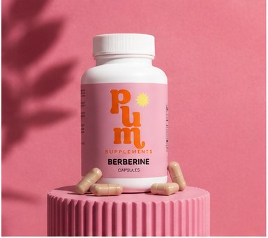 Plum Supplements Berberine bottle with capsules